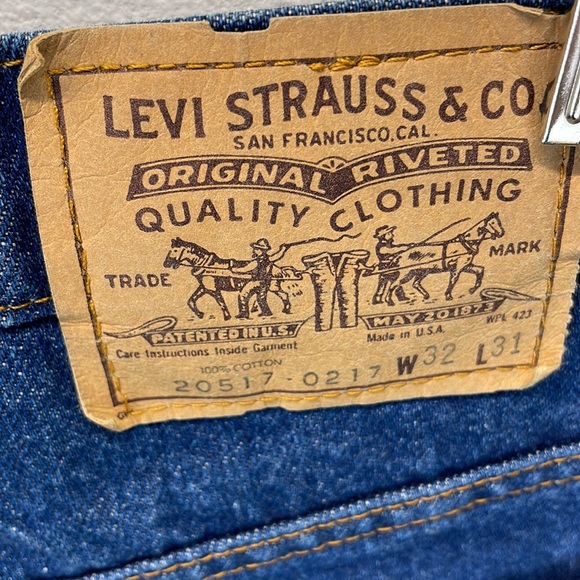 ⭐️Vtg 80’s Levi’s 517 orange tab Mens jeans EUC see measurements. Made in USA - Picture 3 of 8